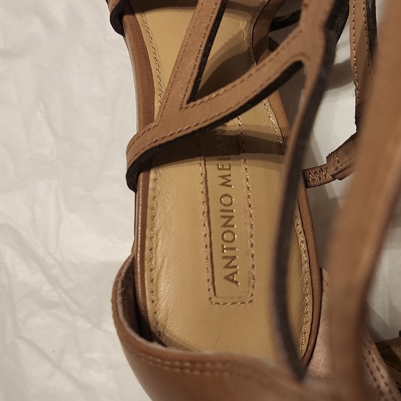 Antonio Melani shoes, used  Farrah Strappy Leather Heels ,Size 7M - Picture 4 of 11